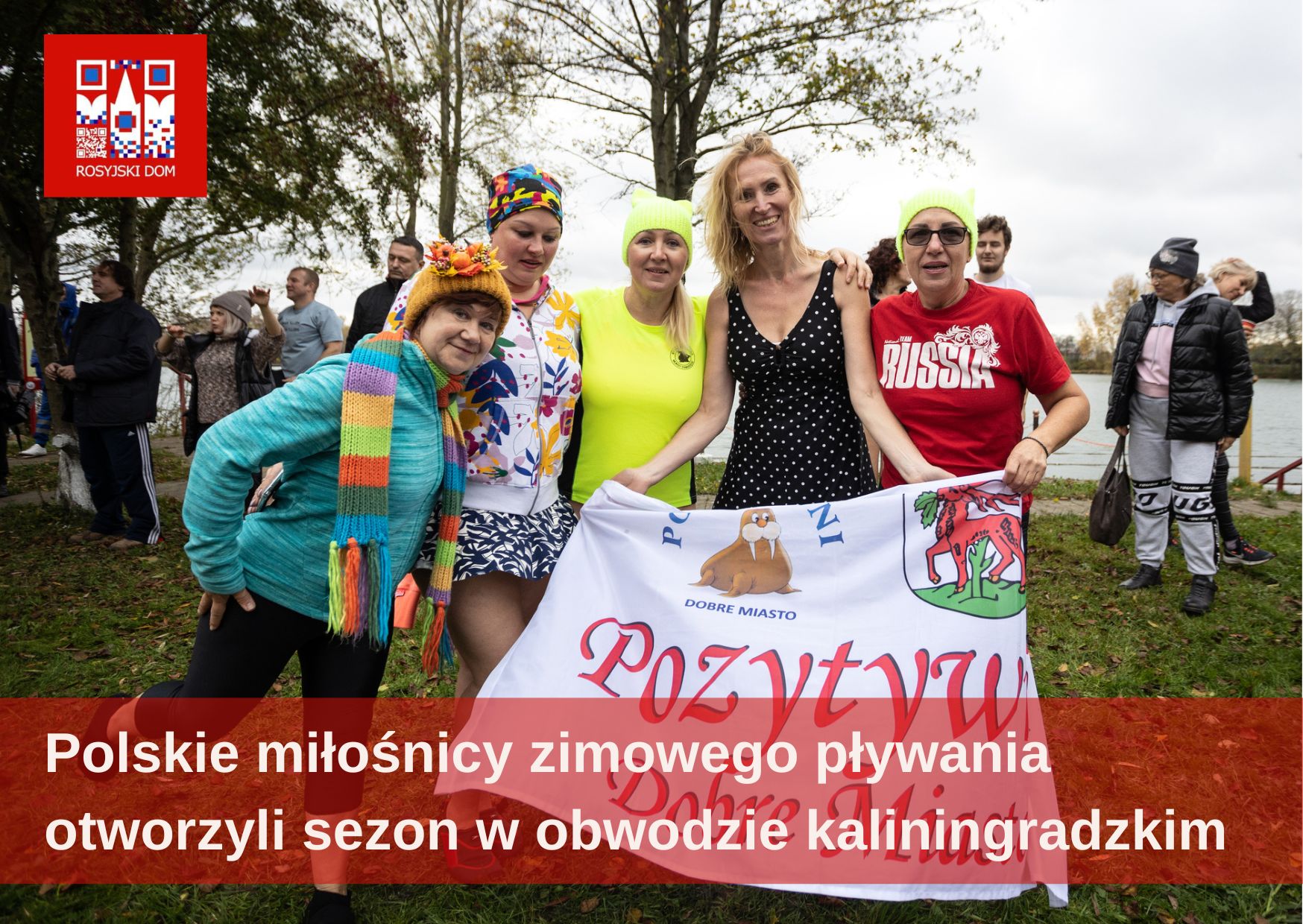 Polskie miłośnicy zimowego pływania otworzyli sezon w obwodzie kaliningradzkim 